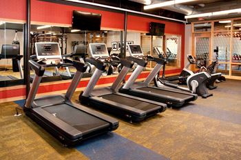 On-site fitness center and yoga studio